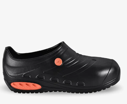 OXYSAFE PB Clog Shoe c/w Composite Safety Toe.Chemically & UV Sterilizable. Orthopaedic Fittimg. SR. ESD