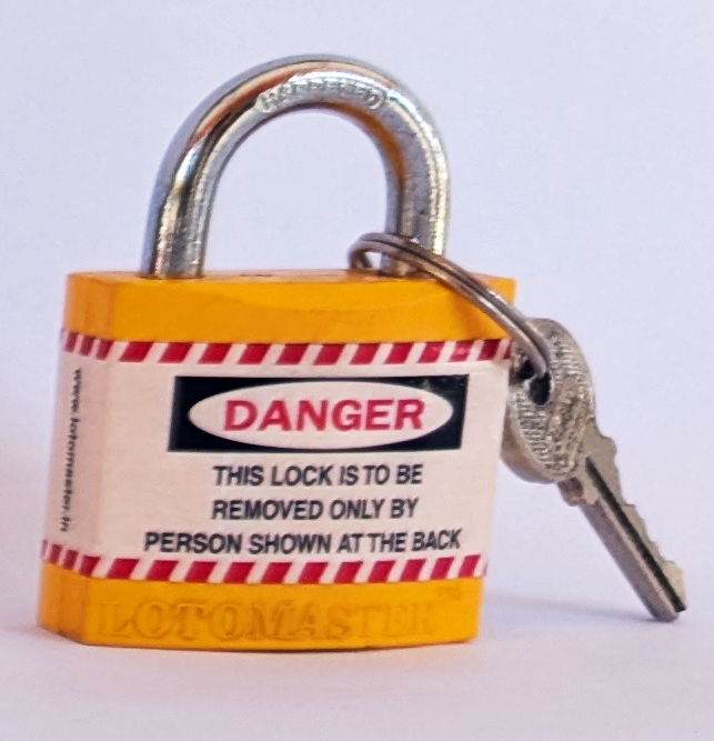 Yellow Padlock