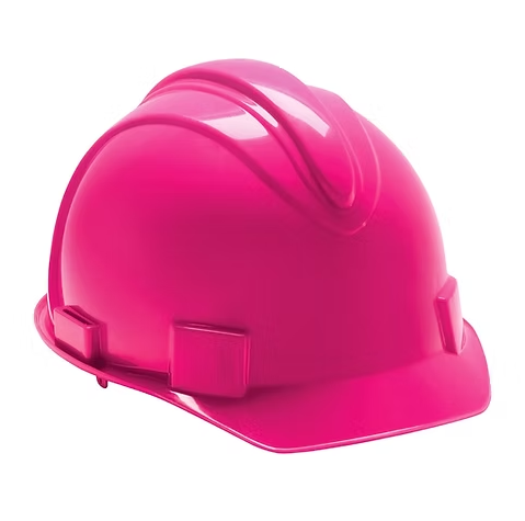 pink helmet