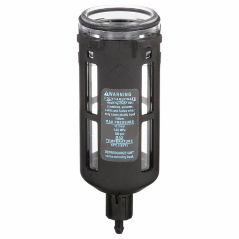 WILKERSON Air Lubricator Bowl: Plastic, LRP, LRP-96-701